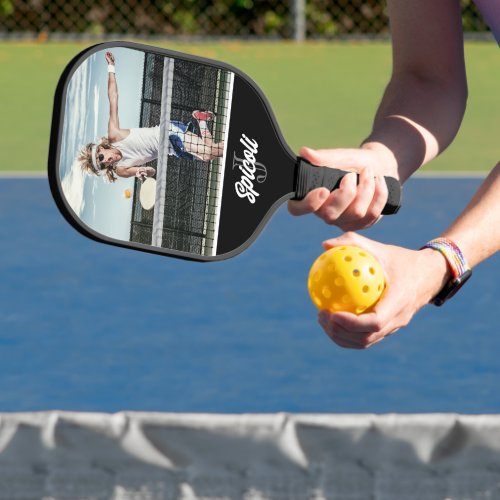 Team Mid Court Crisis Checkered Pickleball Paddle