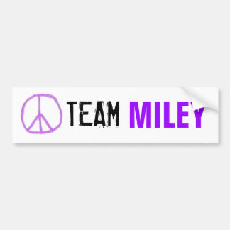 Team Miley Bumper Sticker