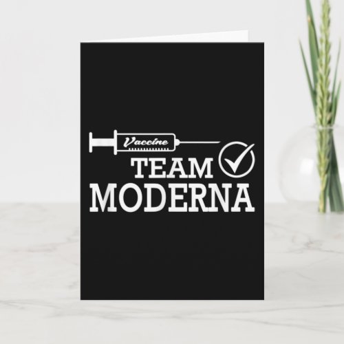Team Moderna Vaccine Moderna Vaccinated Card
