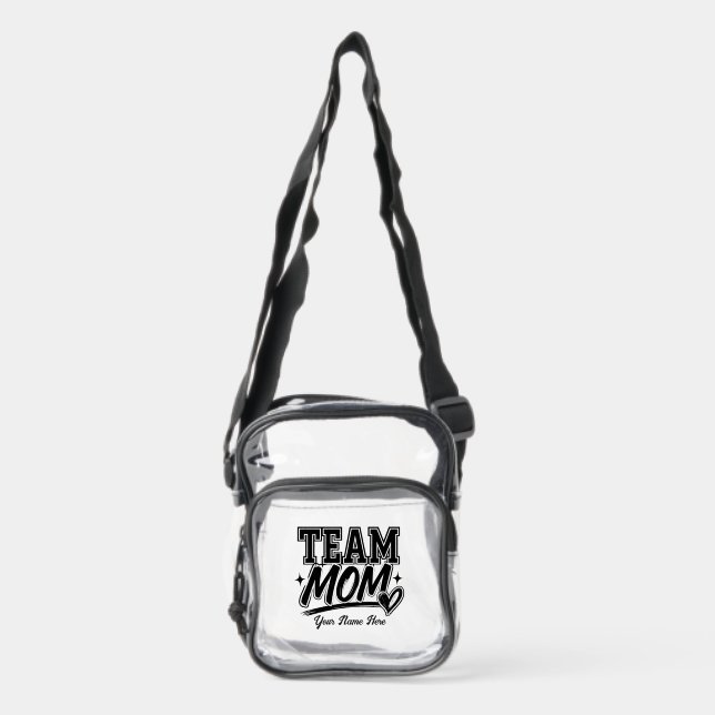 Team Mom Clear Stadium Bag (Front)
