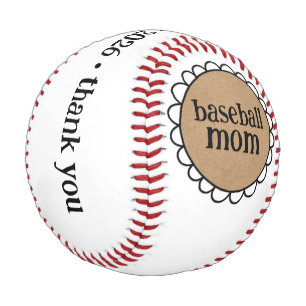 Team Mom Thank You Baseball Gift
