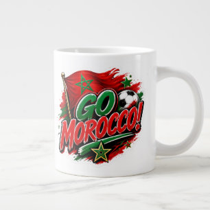 Team Morocco I GO MOROCCCO Soccer Fan Mug
