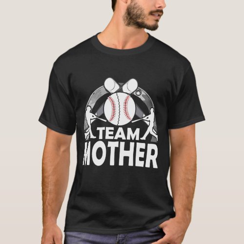 Team MOTHER Baseball Softball T_Shirt