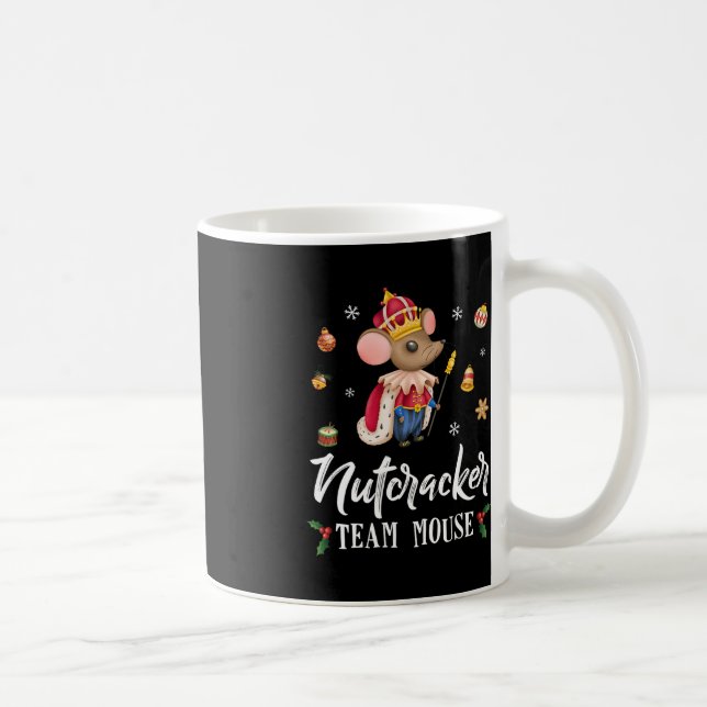 Team Mouse Nutcracker  Christmas Dance Fun Soldier Coffee Mug (Right)