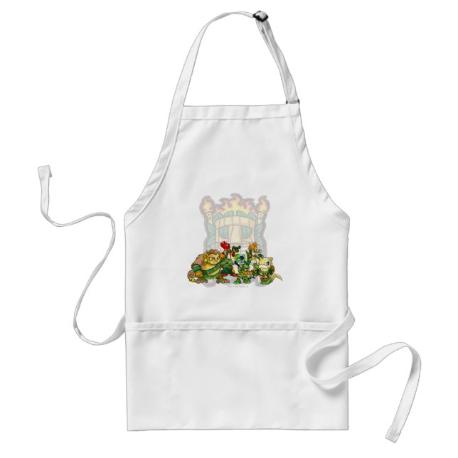 Team Mystery Island Group Adult Apron (Front)