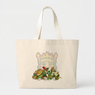 Team Mystery Island Group Large Tote Bag