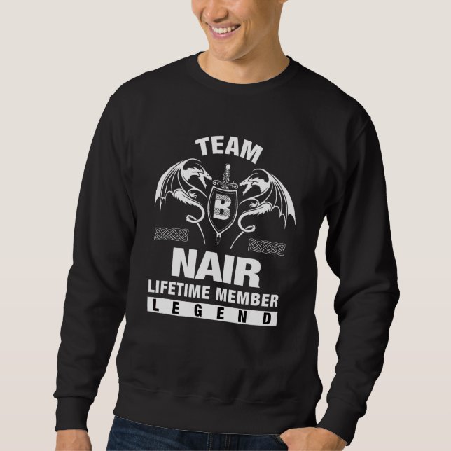 Team Nair Lifetime Member   Sweatshirt (Front)