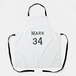 team name add player name date sports men apron