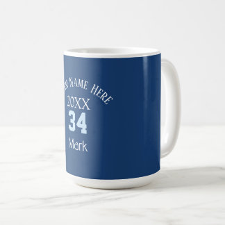 team name add player name date sports men  coffee mug