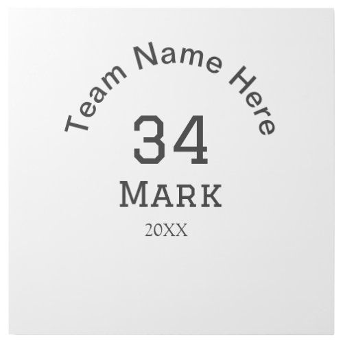 team name add player name date sports men  gallery wrap