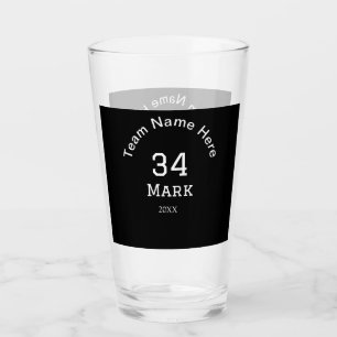 team name add player name date sports men glass