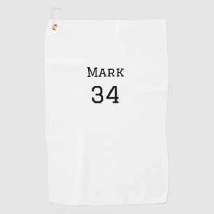 team name add player name date sports men golf towel