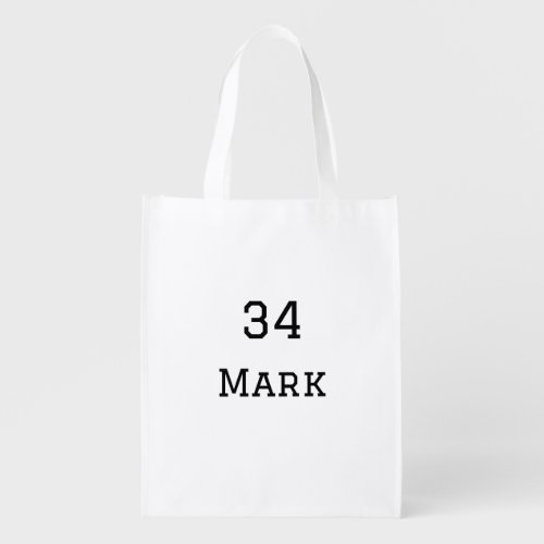 team name add player name date sports men  grocery bag