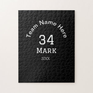 team name add player name date sports men jigsaw puzzle