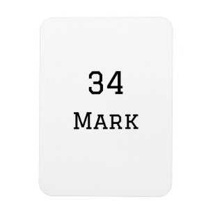 team name add player name date sports men magnet