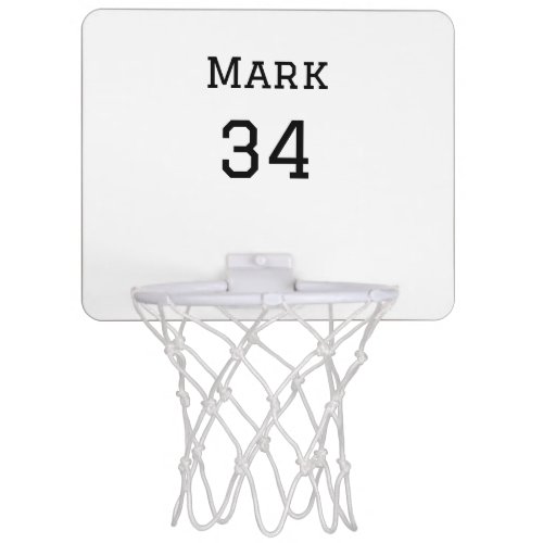 team name add player name date sports men  mini basketball hoop