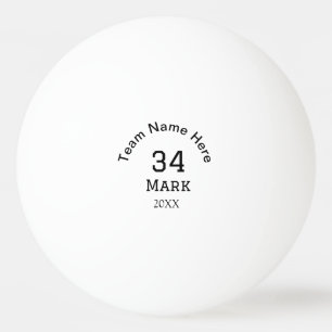 team name add player name date sports men ping pong ball
