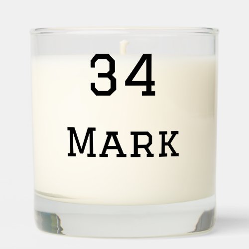team name add player name date sports men  scented candle