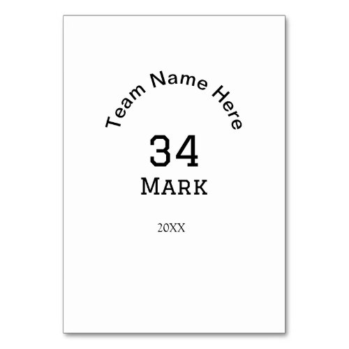 team name add player name date sports men  table number