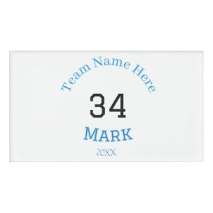 team name add player name date sports men tag
