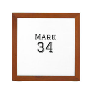 team name add player name date sports men vintage desk organizer