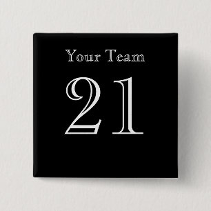 Team Name and Number Custom Button