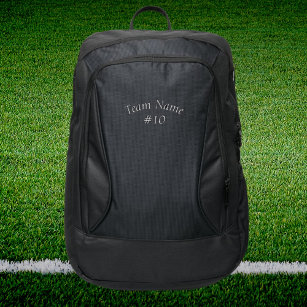 Team Name Minimalist Custom Sports Backpack