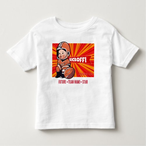 Team Names Gridiron Spark 22 Customizable Toddler T_shirt