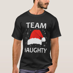 Team Naughty Couple Matching Christmas Outfit Team T-Shirt