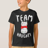Team Naughty Funny Matching Family Christmas