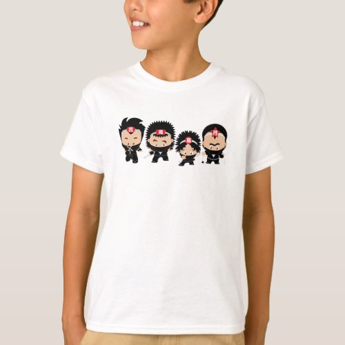 Team Naughty Ninja Wearing a Kore Makes a Ninja K T_Shirt