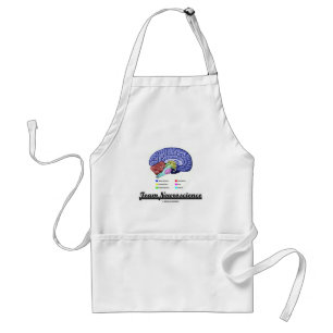 Team Neuroscience (Brain Anatomy Attitude) Adult Apron