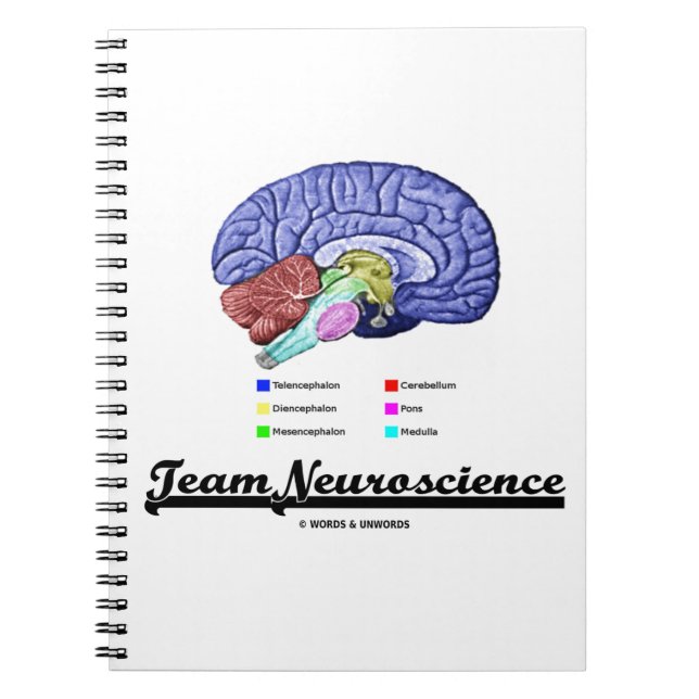 Team Neuroscience (Brain Anatomy Attitude) Notebook (Front)