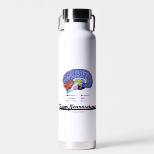 Team Neuroscience Brain Anatomy Attitude Water Bottle