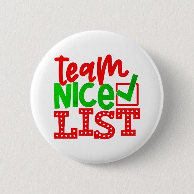 Team Nice List - Christmas Designs-56587 Button (Front)