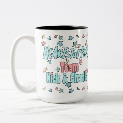 Team Nick And Charlie White Two_Tone Coffee Mug