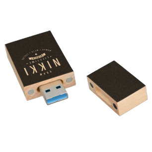 Team Nikki Wood USB Flash Drive