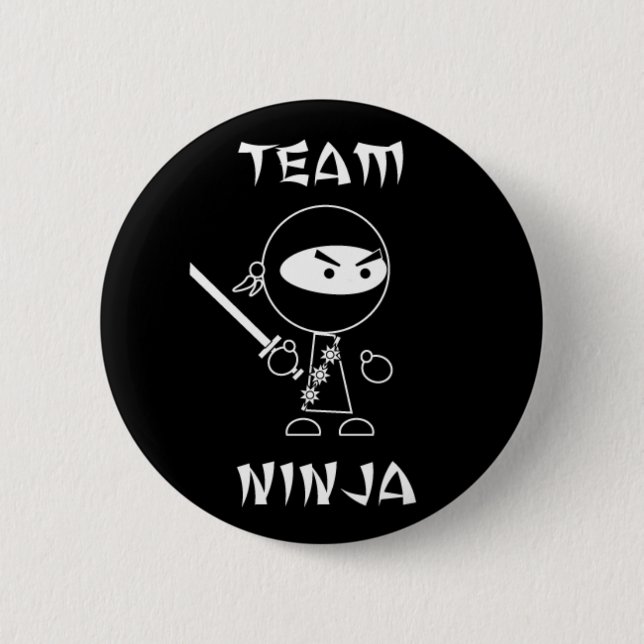 Team Ninja Button (Front)