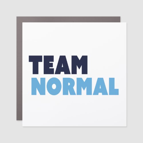 Team Normal Political Car Magnet