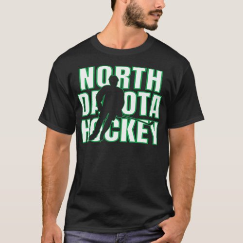 Team North Dakota Ice Hockey Player Forward Coach  T_Shirt