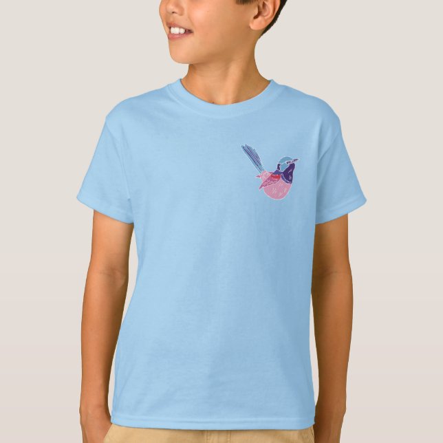 Team NuBurd Youth Tee - Blue (Front)