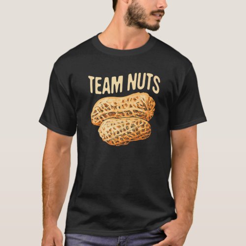 Team Nuts Funny Team Boy Gender Reveal Funny Boys  T_Shirt