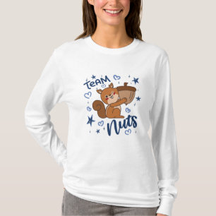 Team Nuts Gender Reveal Party Blue Boy T-Shirt
