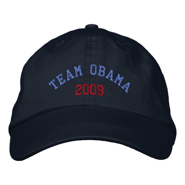 Team Obama 2009 Embroidered Baseball Hat (Front)