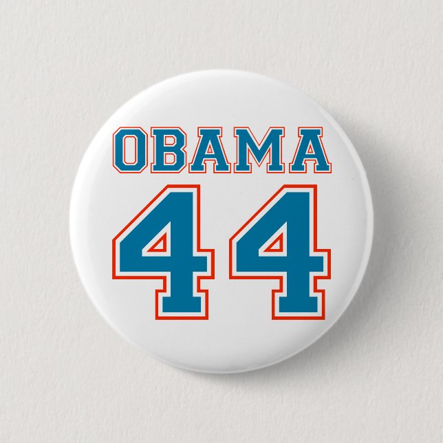 team obama 44th president pinback button (Front)