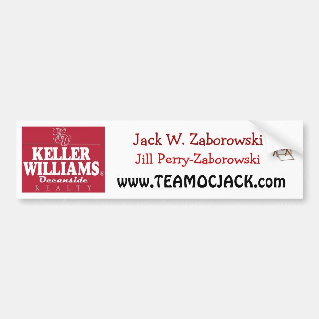 Team OC Jack Bumper Sticker (Front)