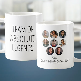 Team Of Absolute Legends 8 Photo Coworker Office Coffee Mug