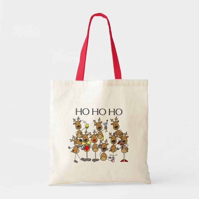 Team of Reindeer Tote Bag (Front)