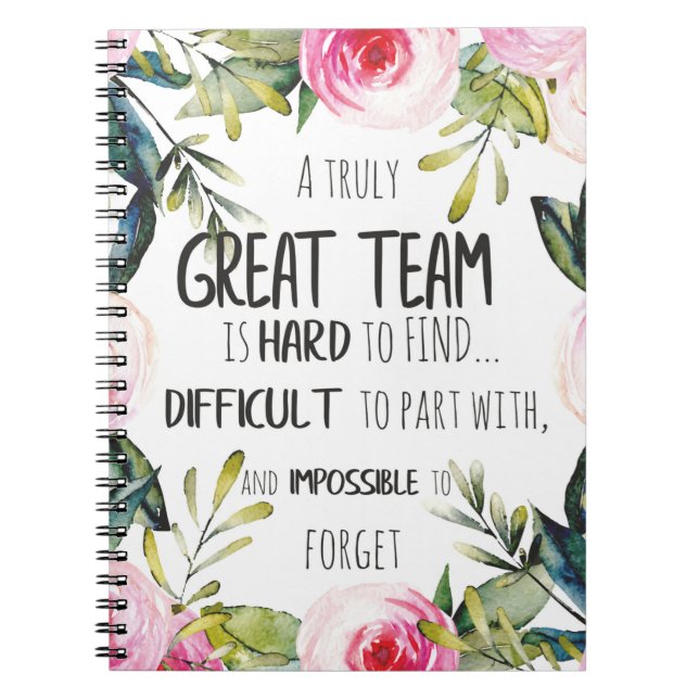 Team office gift personal stationery notebook (Front)