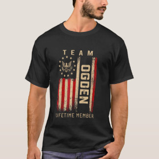 Team OGDEN Lifetime Member American Flag T-Shirt